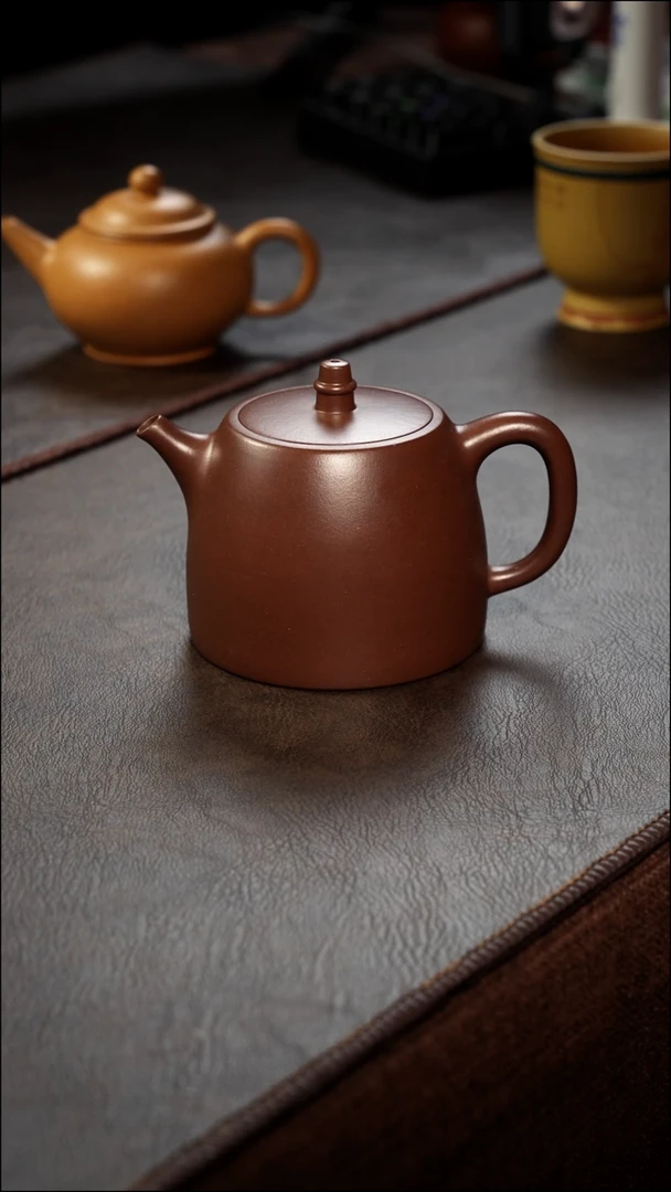 茶壶紫砂汉铎 底槽清 210cc