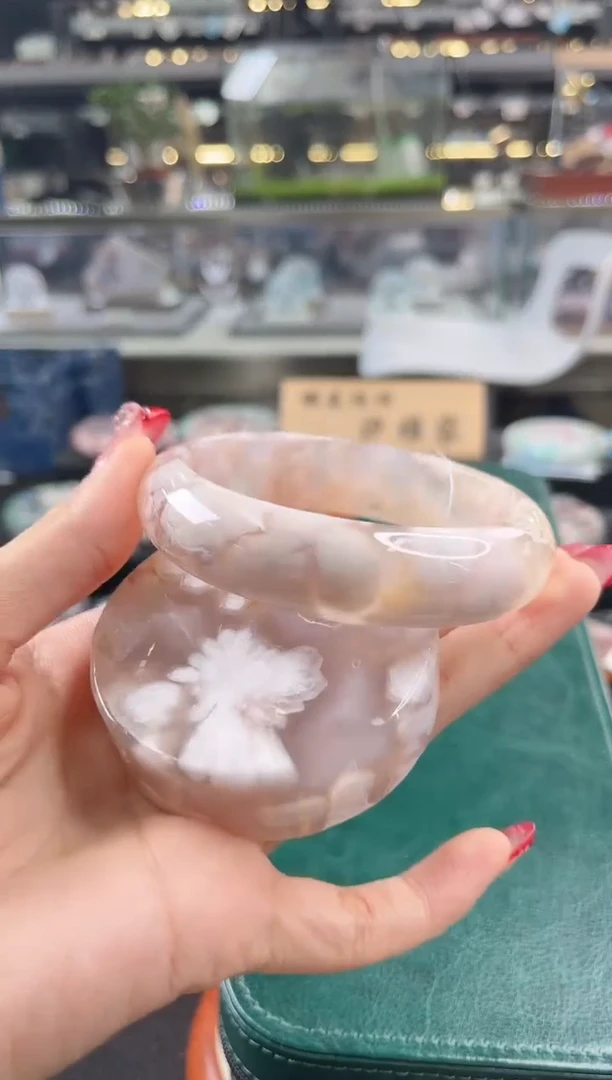 未镶嵌手镯石英质玉60圈口（赠品镯心）6885106