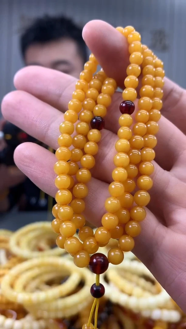 未镶嵌蜜蜡裸石链子多样性发其一