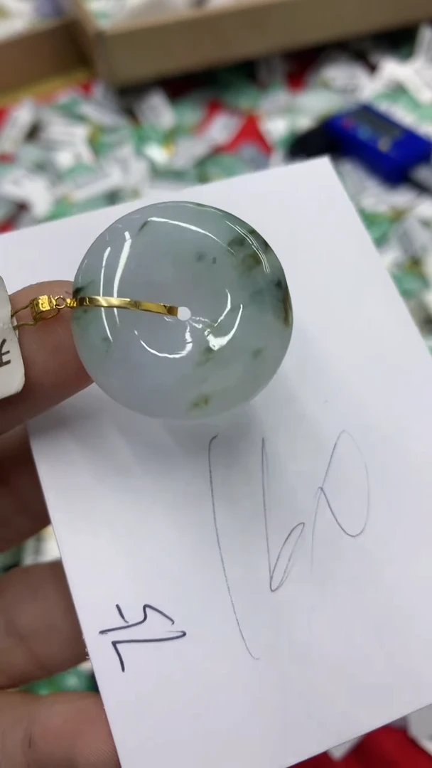 【闪购商品】翡翠颈饰18K金镶嵌号链接1111111