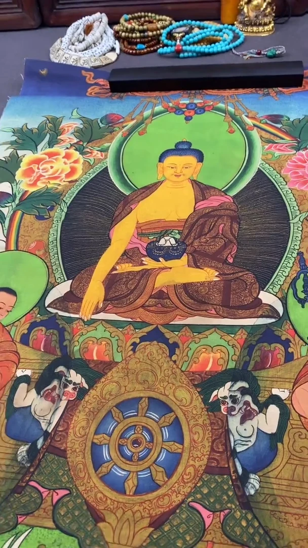 卷轴画王姬藏传非遗珍品