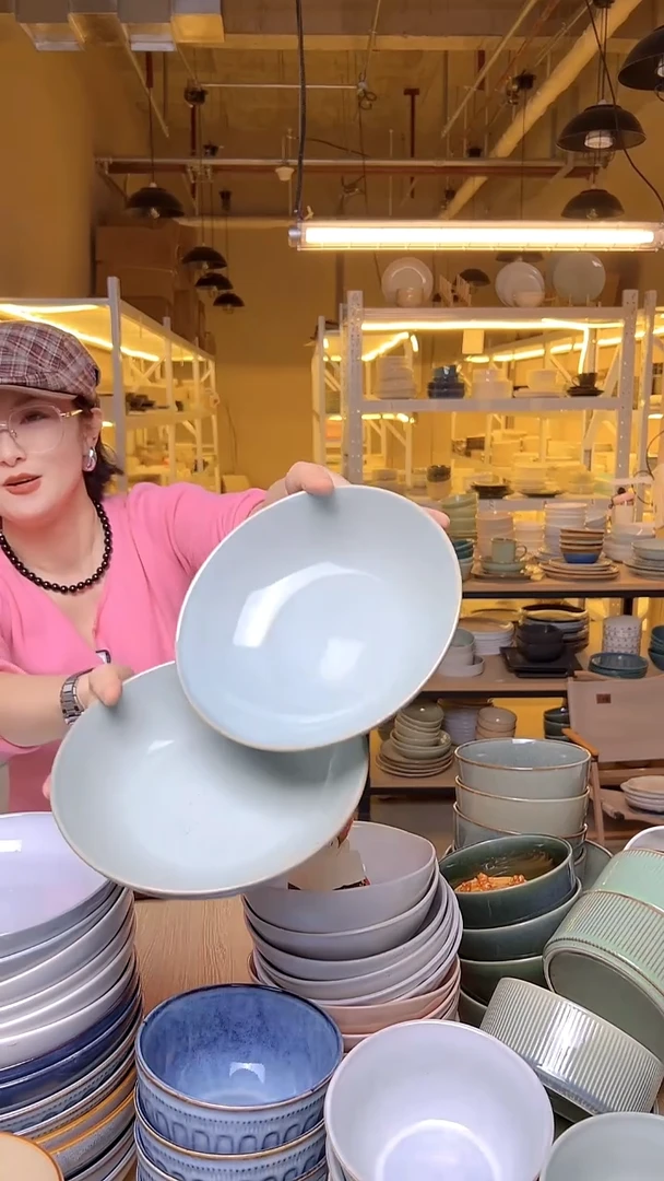 瓷190 外贸尾货窑变釉下彩默认微瑕