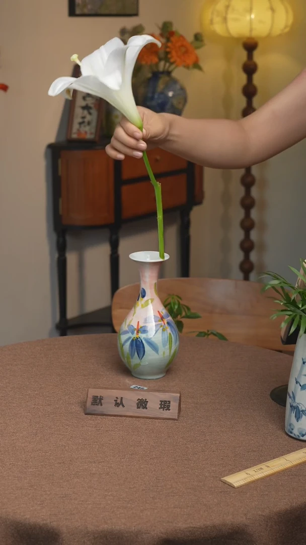 摆件景德镇原创花器不带花