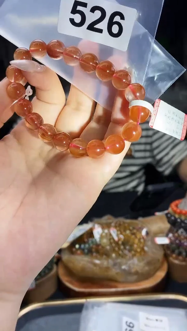 水晶手串未镶嵌手串526