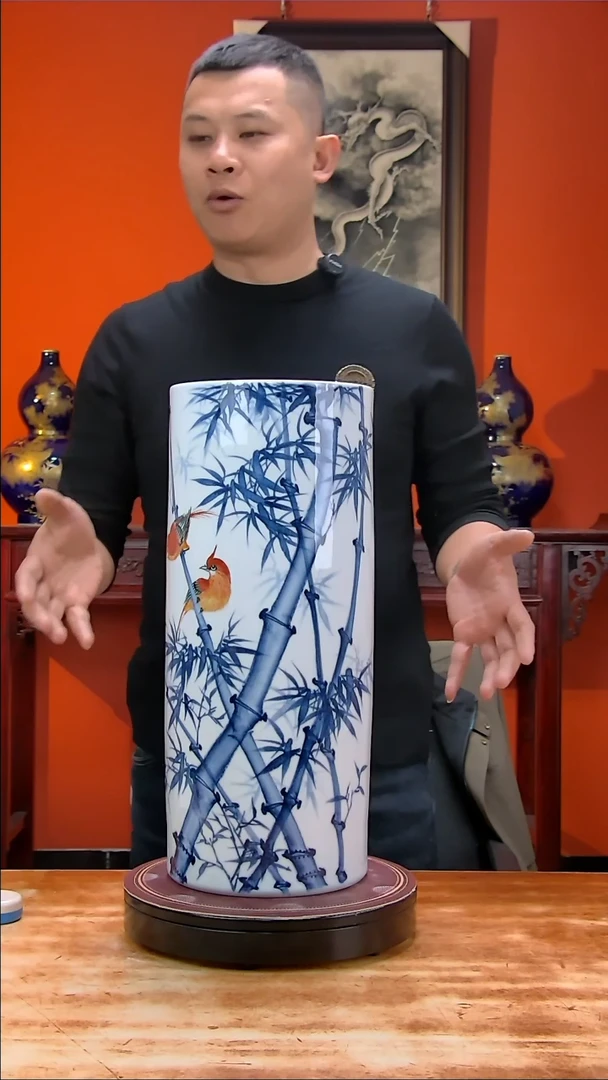 【闪购商品】摆件景德镇高端陶瓷摆件瓶1