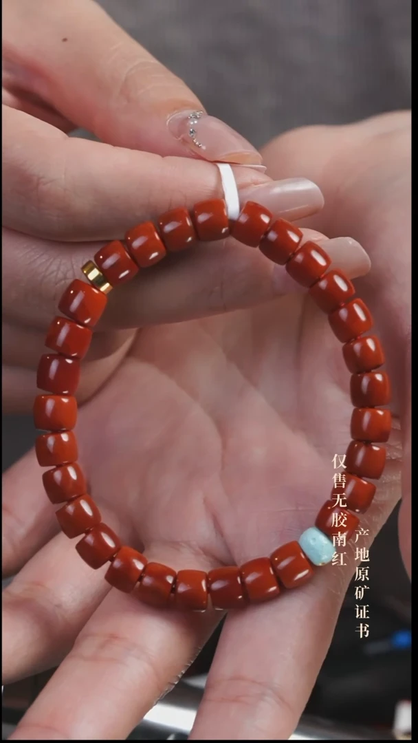 未镶嵌手串南红玛瑙设计@@SJC2199AK