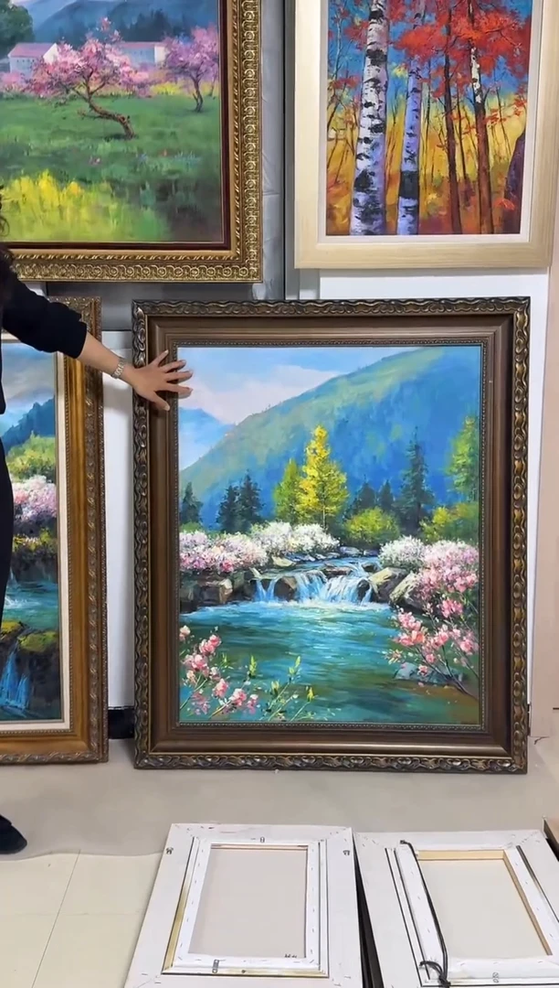 油画炳山艺术--梁朝水老师作品