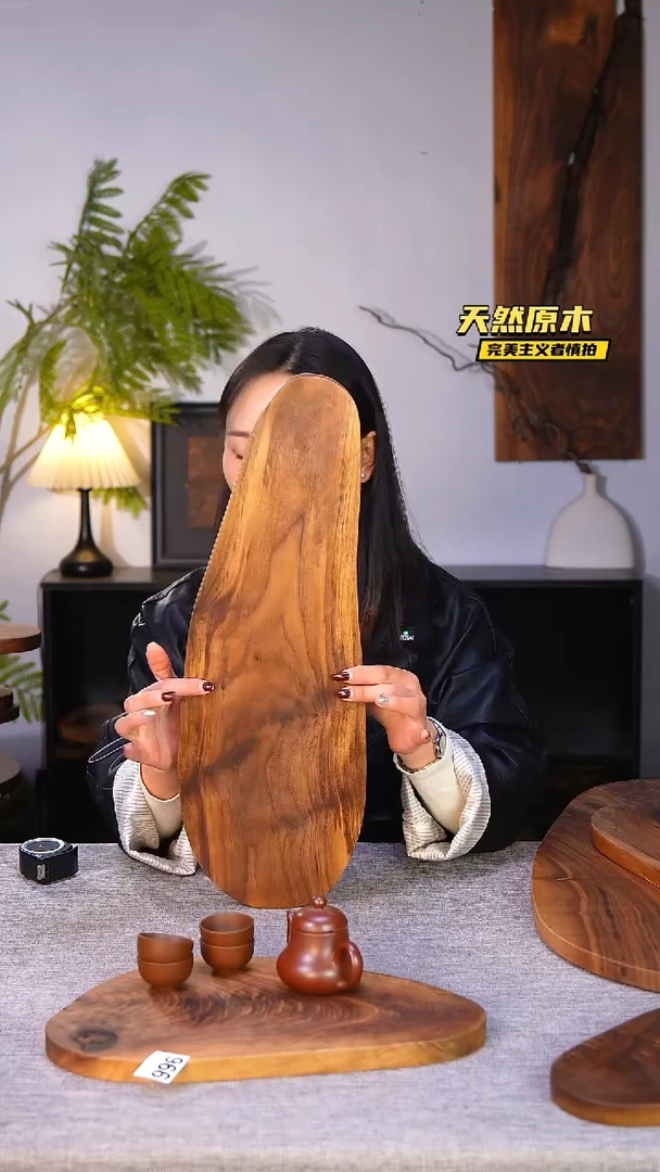 木北美黑胡桃原木.干裂疤结不属于商品质量问题完美主义者慎拍