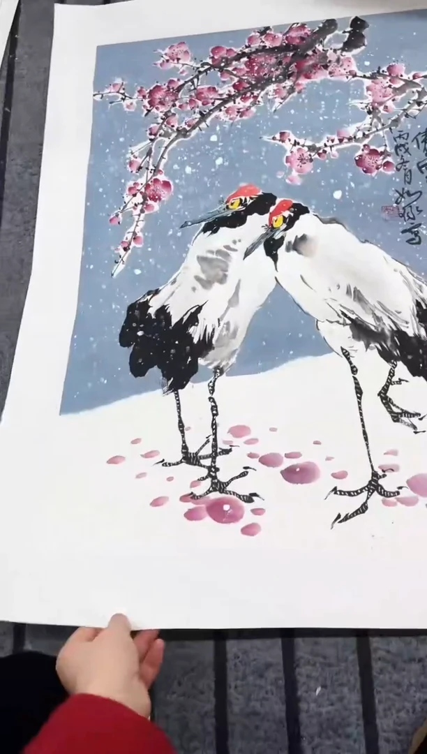 精品国画花鸟作品