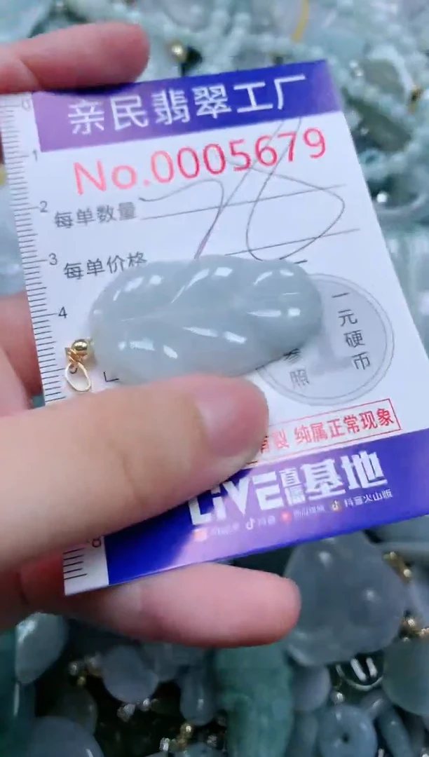 翡翠未镶嵌吊坠(不含链)5679