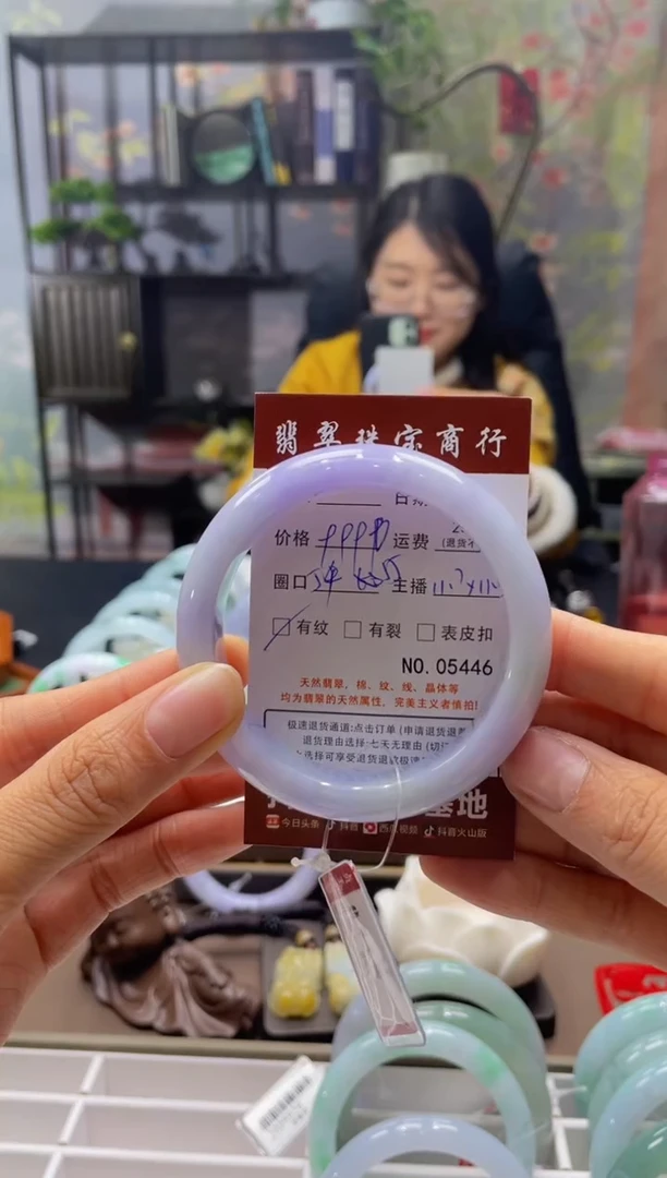 未镶嵌手镯翡翠5446****
