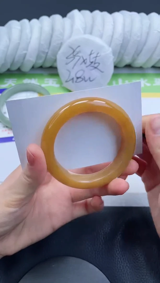 【闪购商品】石英质玉手镯未镶嵌A171-53+