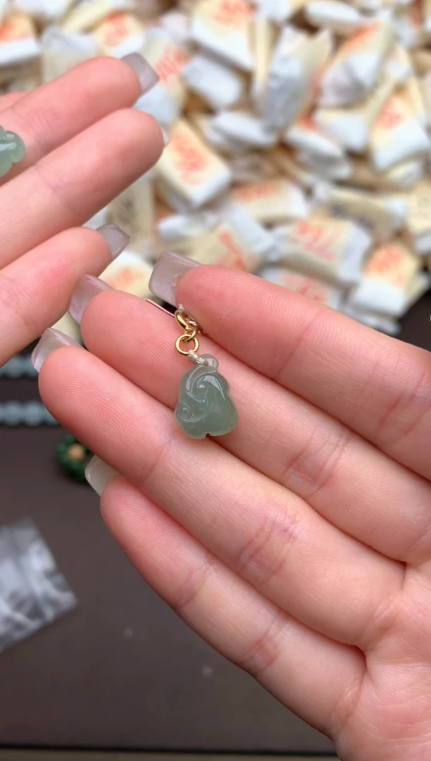 【闪购商品】翡翠挂件银S925镶嵌—9