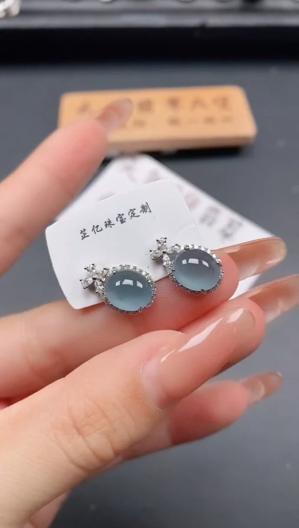 银S925镶嵌戒指翡翠111