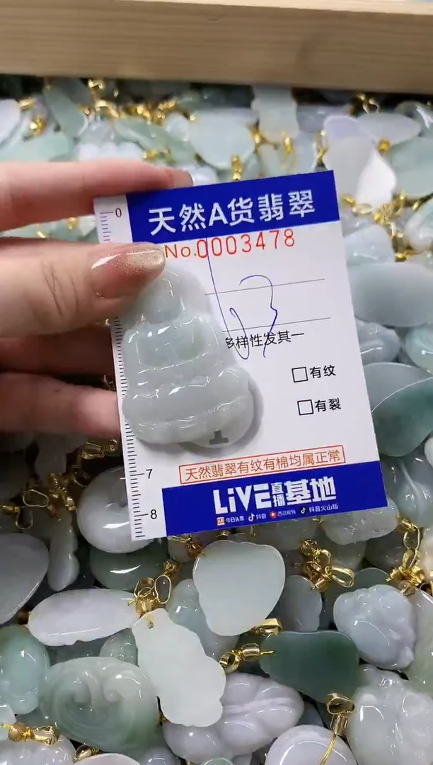 颈饰未镶嵌翡翠天然A货翡翠