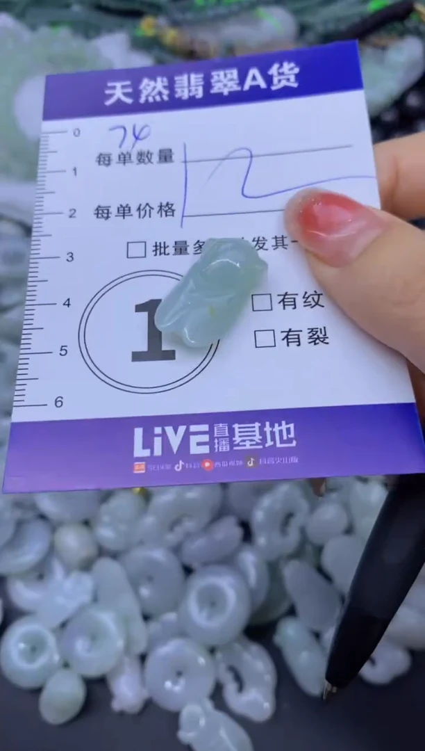 颈饰未镶嵌翡翠天然翡翠A货批量多样性发一件
