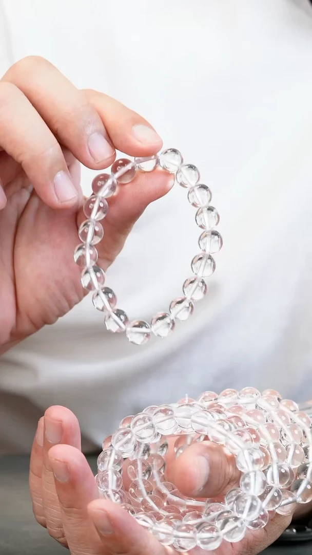 白玉菩提手串1.0白晶晶