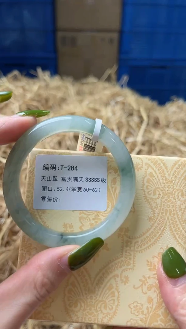 未镶嵌手镯石英质玉T284