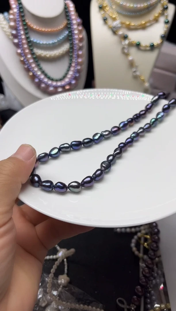 淡水珍珠未镶嵌颈饰多人