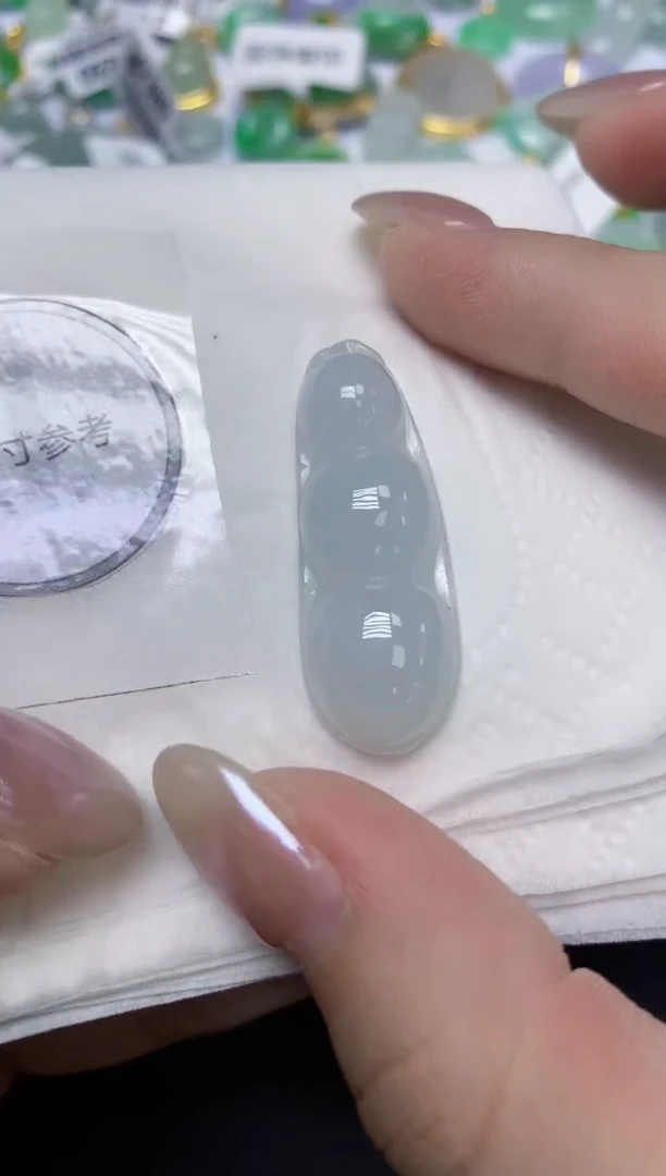 颈饰未镶嵌翡翠天然缅甸翡翠A货百元以上9元证书费自理