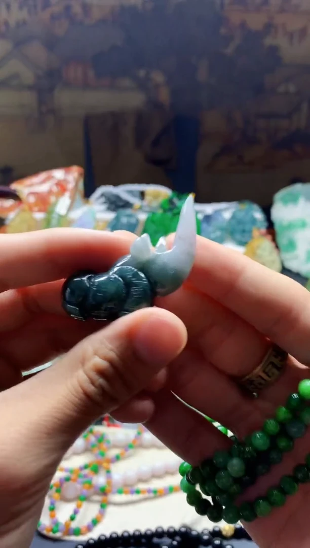 颈饰未镶嵌翡翠天然A货翡翠