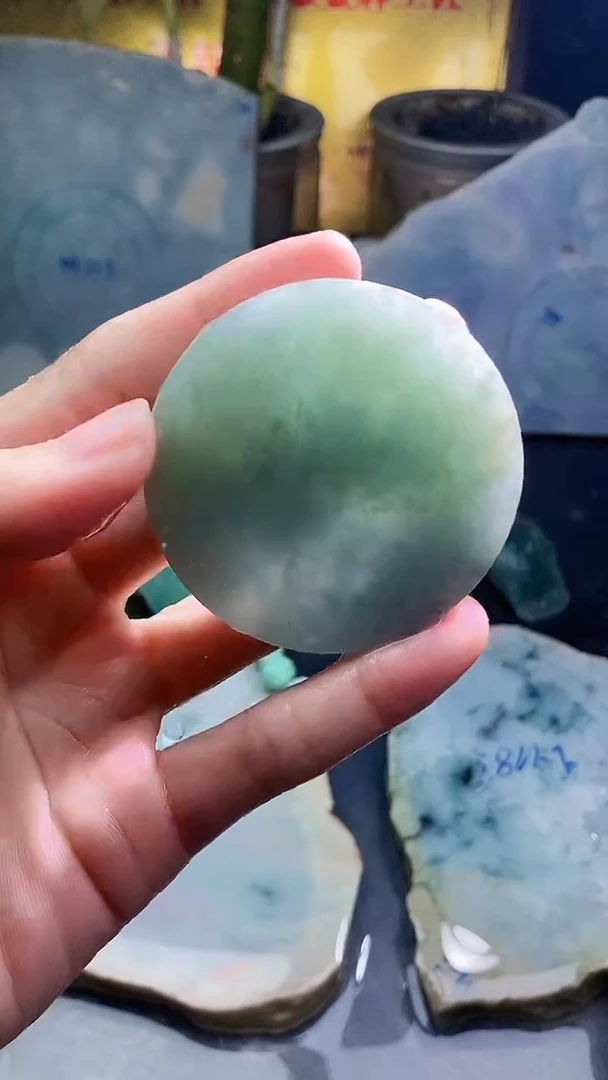 未镶嵌挂件翡翠小雨247