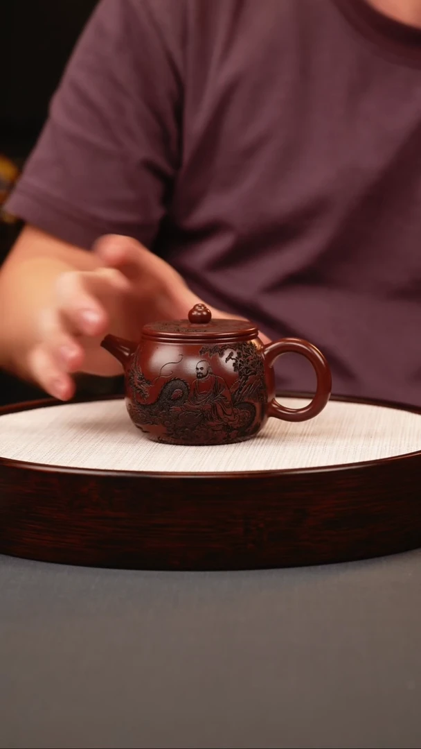 茶壶紫砂底槽清汉瓦