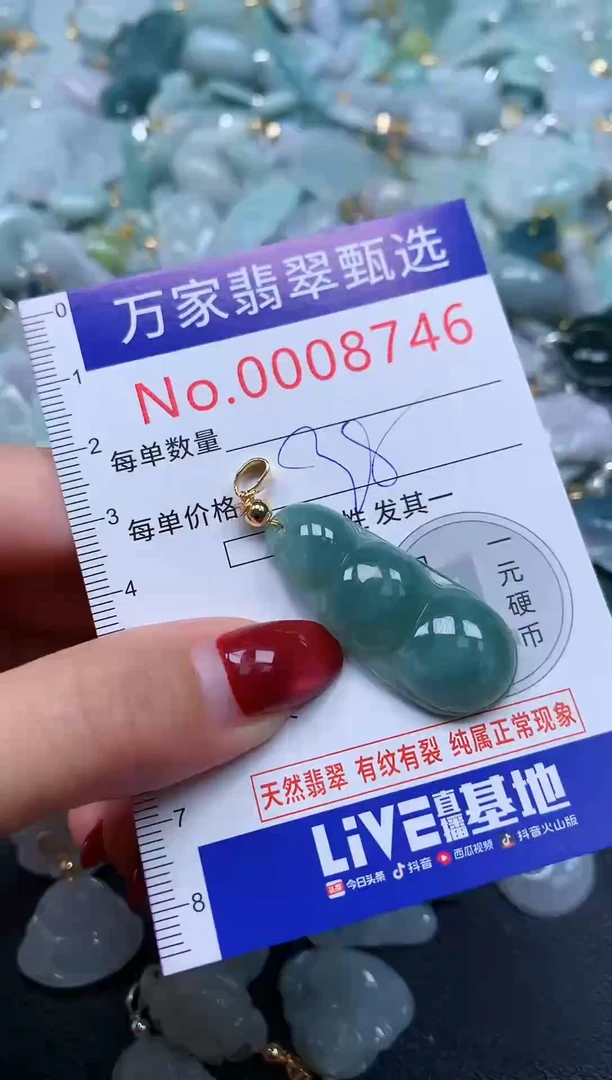 颈饰未镶嵌翡翠8746