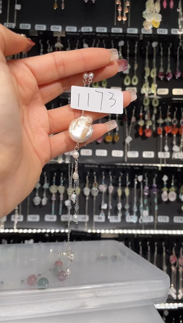 【闪购商品】紫晶耳饰银S925镶嵌喜欢拍