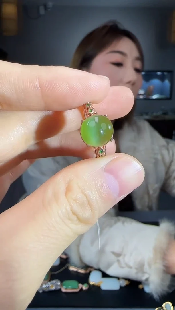 【闪购商品】和田玉戒指·银S925镶嵌1