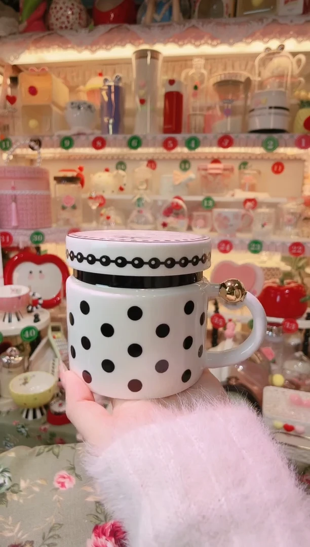 【闪购商品】摆件波点咖啡杯品质好，发货快，放心拍
