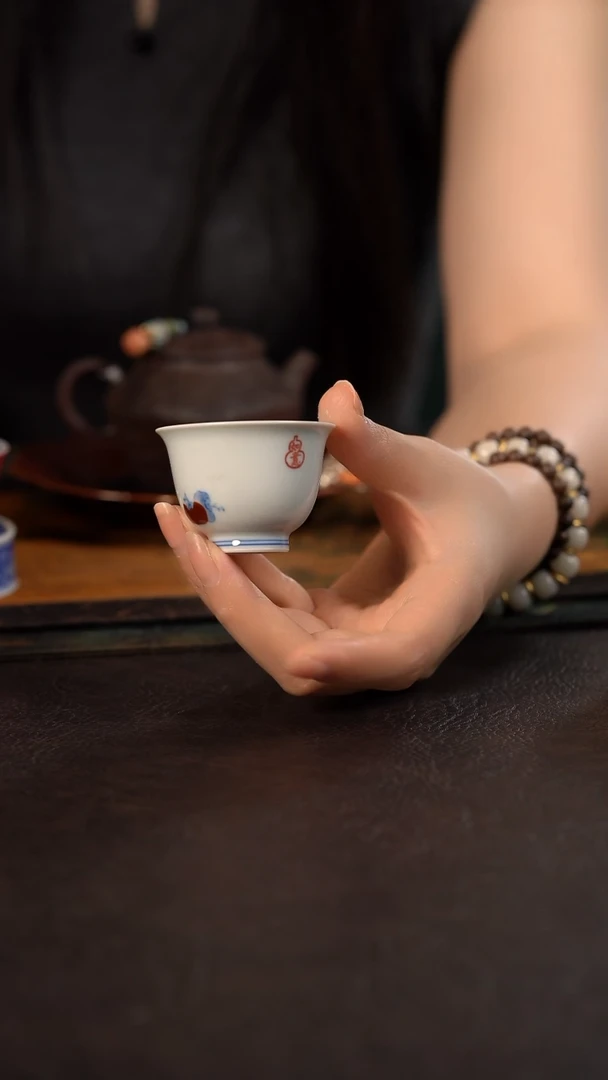聚澜堂事事如意一口杯