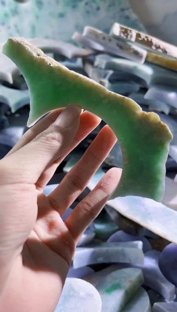 裸石翡翠缅甸翡翠A货陈3261
