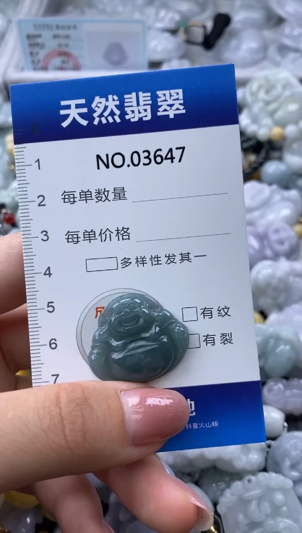 翡翠未镶嵌颈饰缅甸A货翡翠03647