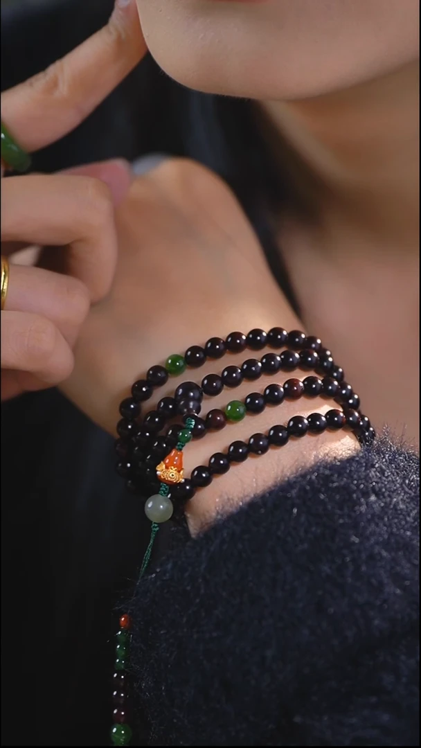 檀香紫檀（小叶紫檀）手串/手链紫檀多圈