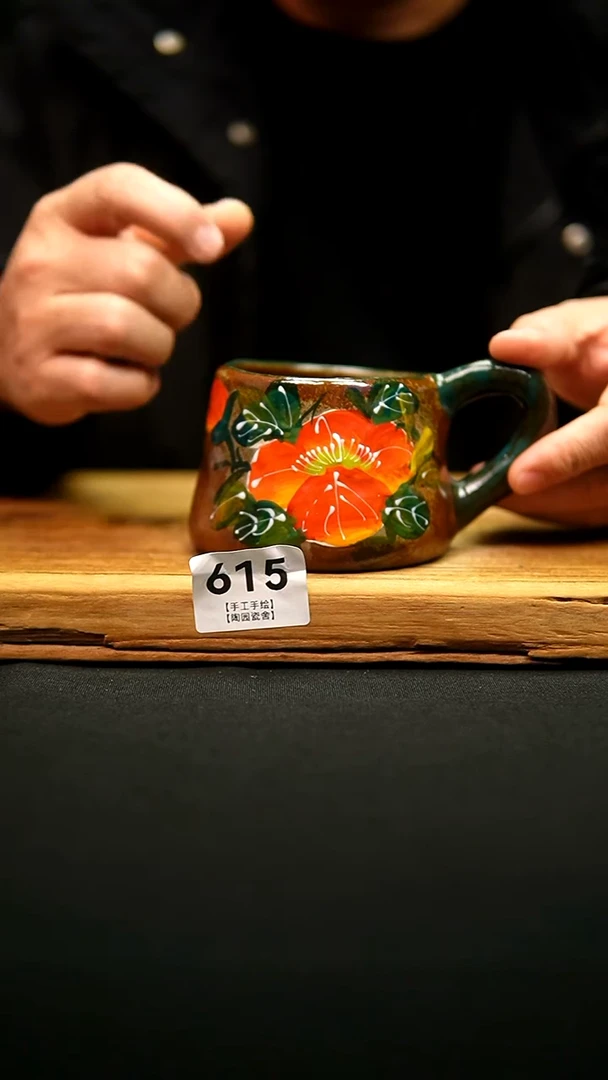 @@陶园瓷舍@@纯手工手绘@高温釉下彩