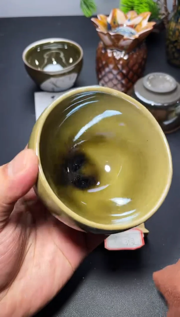 茶盏38（微瑕）叶紫建盏