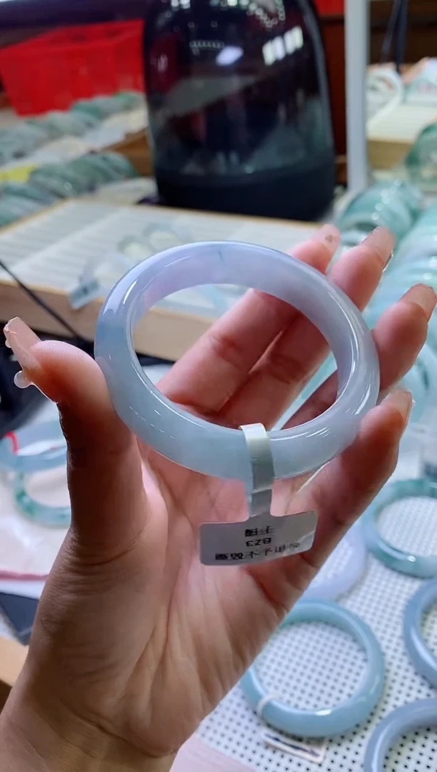 未镶嵌手镯翡翠正圈57圈口，4019