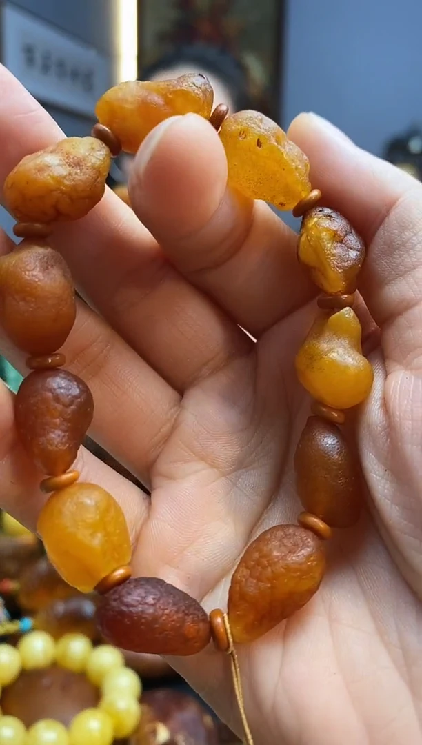 手串琥珀未镶嵌手串