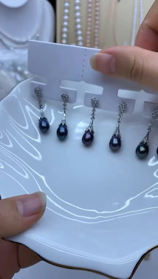 未镶嵌耳饰淡水珍珠耳环样性发其一