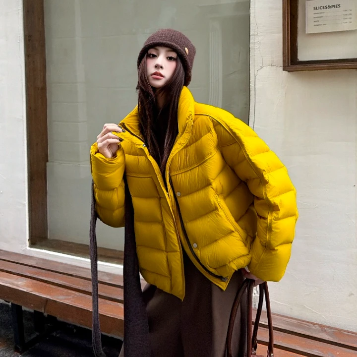 黑色羽绒服女秋冬季小个子网红款高级品质气质轻薄保暖外套88166