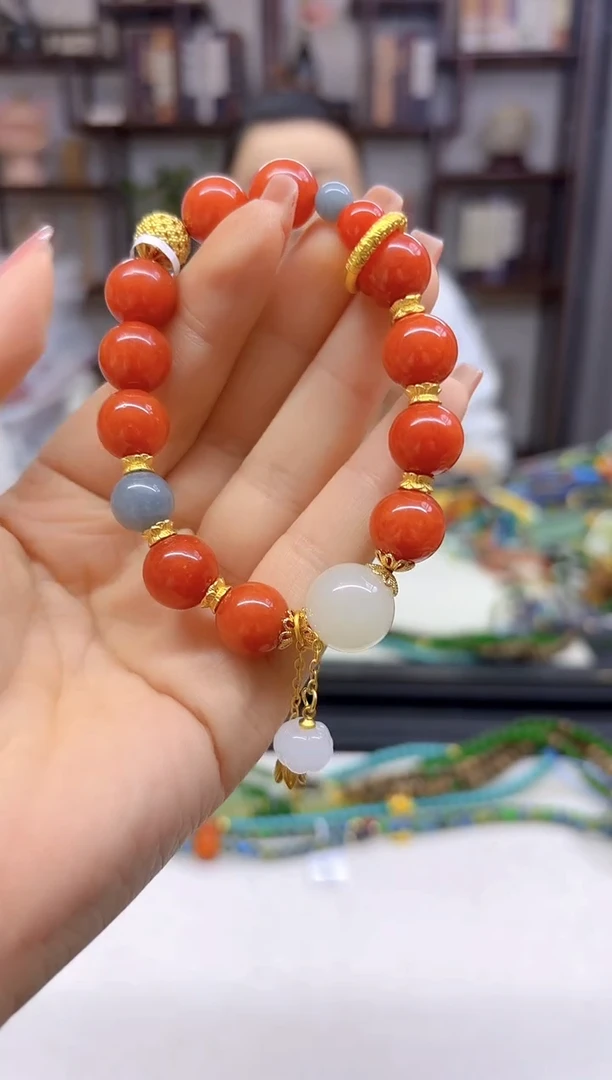 【闪购商品】南红玛瑙手链未镶嵌S467