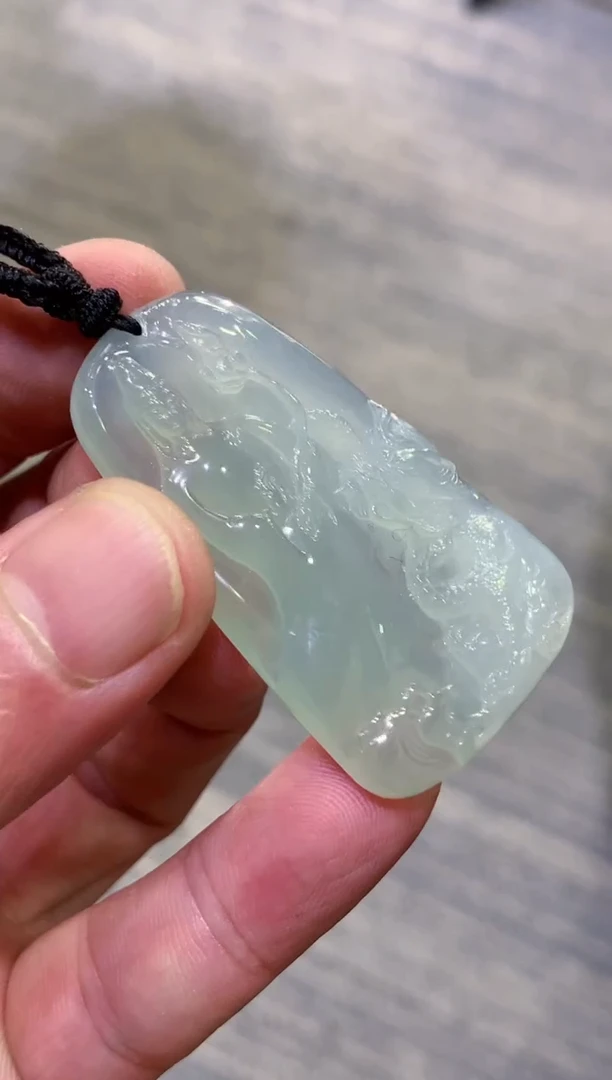 颈饰未镶嵌翡翠天然A货翡翠
