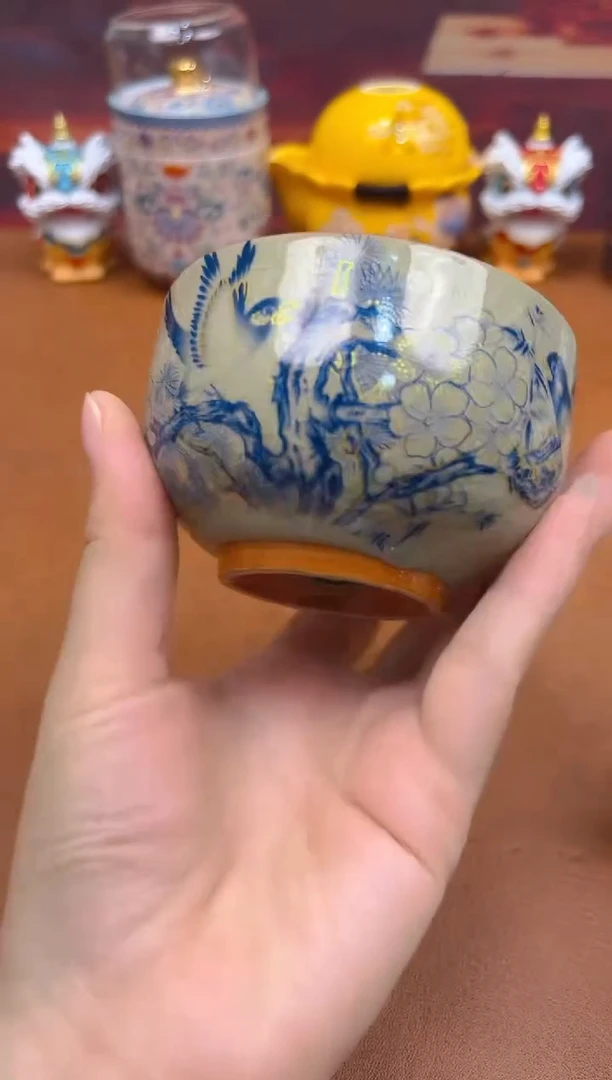 陶瓷茶具摆件旅行套组