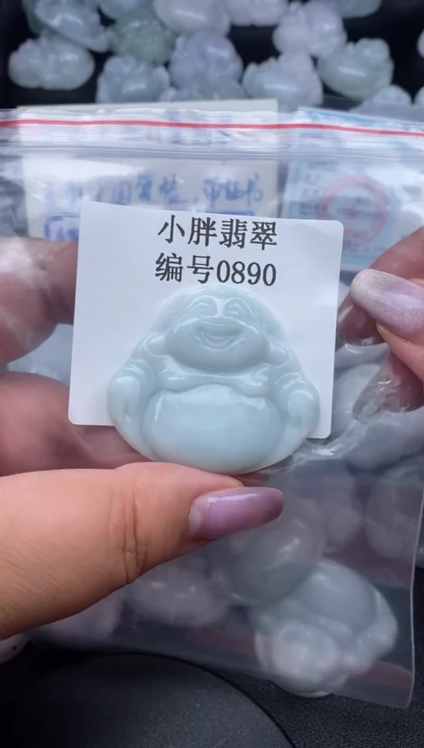 翡翠未镶嵌颈饰缅甸天然A货翡翠0890
