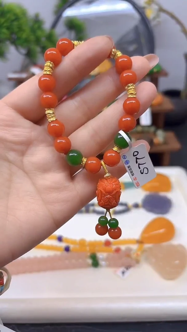 未镶嵌手链南红玛瑙S770