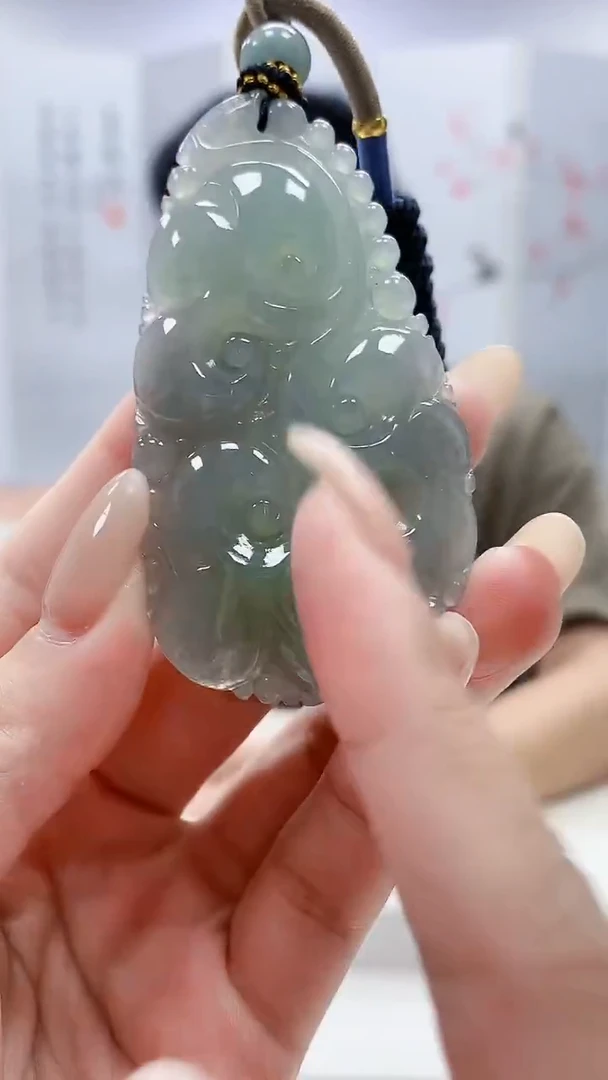 未镶嵌定制翡翠4917lr-毛货挂件134