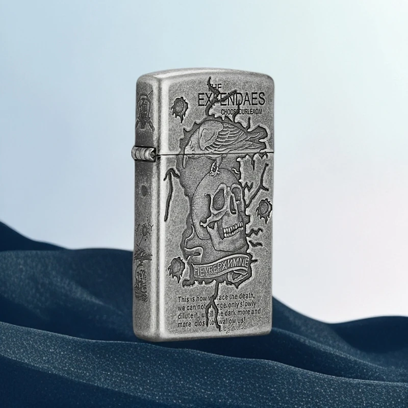 ZIPPO打火机  古银敢死队 1606窄盔煤油打火机 DYJ1