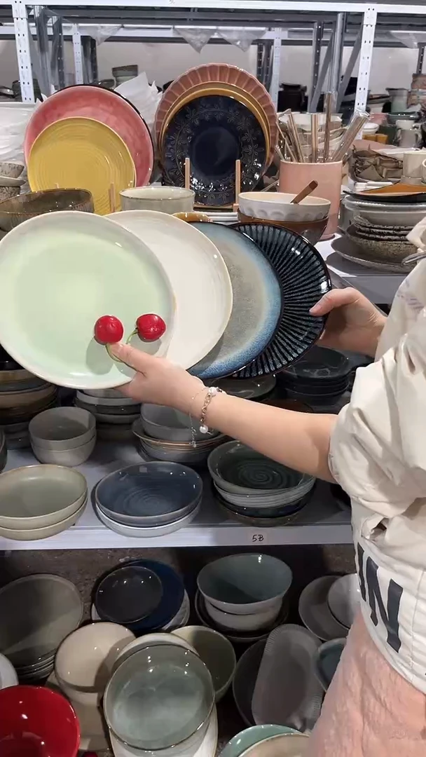 【闪购商品】瓷片外贸尾货瑕疵满20包邮X4 小盘组合