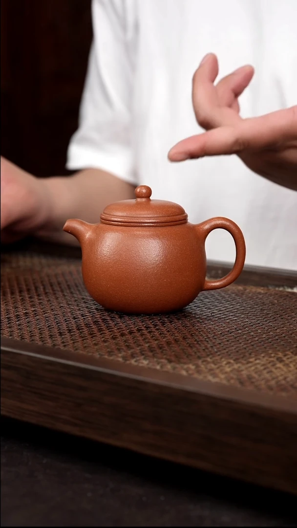 茶壶紫砂五彩泥匏尊